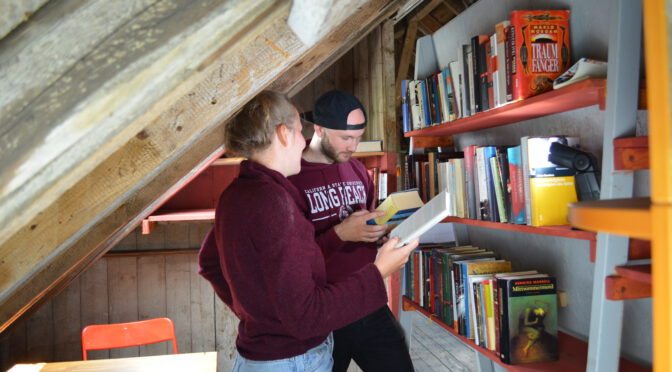 Hausbibliothek in Chemnitz in Benutzung